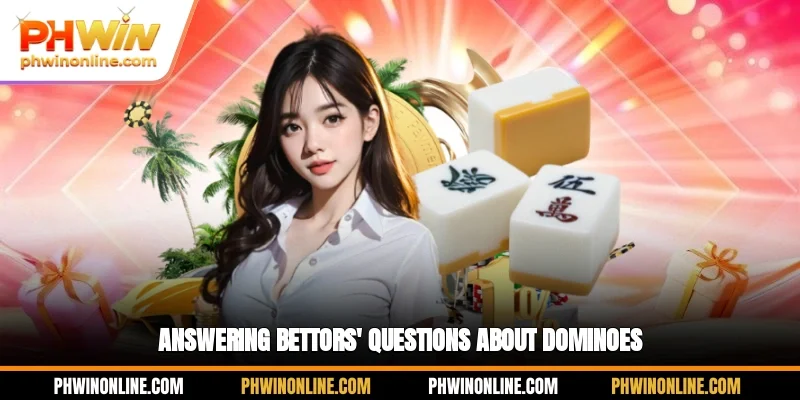 Answering bettors' questions about dominoes