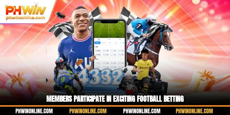 Members participate in exciting football betting