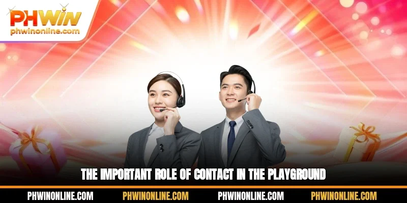 The important role of contact in the playground