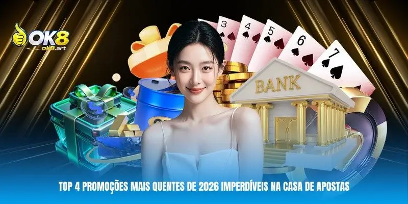 Top 4 promoções mais quentes de 2026 imperdíveis na casa de apostas